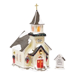 Department 56 Snow Village A Holy Family Church