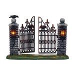 Department 56 Halloween Village Spooky Wrought Iron Gate