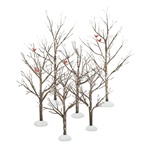 Department 56 Village Bare Branch Trees Set of 6