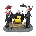 The Nightmare Before Christmas Village Vampire Brothers Prepare The Duck