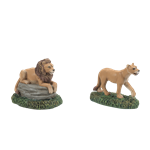 Department 56 Dickens Village Zoological Garden's Lions