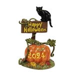 Department 56 Halloween Village Feline Noir, 2024-New For 2024