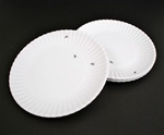 MELAMINE "PAPER" PLATES WITH ANTS SET OF 4 9"